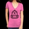 Tultex 214 - Ladies' Slim Fit Fine Jersey V-Neck Thumbnail