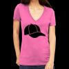 Tultex 214 - Ladies' Slim Fit Fine Jersey V-Neck Thumbnail