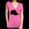 Tultex 214 - Ladies' Slim Fit Fine Jersey V-Neck Thumbnail