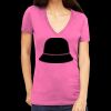 Tultex 214 - Ladies' Slim Fit Fine Jersey V-Neck Thumbnail