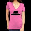 Tultex 214 - Ladies' Slim Fit Fine Jersey V-Neck Thumbnail