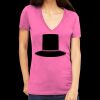 Tultex 214 - Ladies' Slim Fit Fine Jersey V-Neck Thumbnail