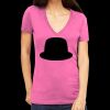 Tultex 214 - Ladies' Slim Fit Fine Jersey V-Neck Thumbnail