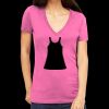 Tultex 214 - Ladies' Slim Fit Fine Jersey V-Neck Thumbnail