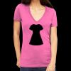 Tultex 214 - Ladies' Slim Fit Fine Jersey V-Neck Thumbnail