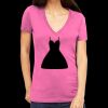 Tultex 214 - Ladies' Slim Fit Fine Jersey V-Neck Thumbnail