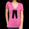 Tultex 214 - Ladies' Slim Fit Fine Jersey V-Neck Thumbnail