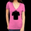 Tultex 214 - Ladies' Slim Fit Fine Jersey V-Neck Thumbnail