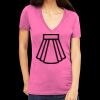 Tultex 214 - Ladies' Slim Fit Fine Jersey V-Neck Thumbnail