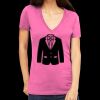 Tultex 214 - Ladies' Slim Fit Fine Jersey V-Neck Thumbnail
