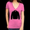 Tultex 214 - Ladies' Slim Fit Fine Jersey V-Neck Thumbnail