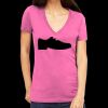 Tultex 214 - Ladies' Slim Fit Fine Jersey V-Neck Thumbnail