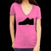 Tultex 214 - Ladies' Slim Fit Fine Jersey V-Neck Thumbnail