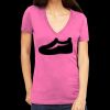 Tultex 214 - Ladies' Slim Fit Fine Jersey V-Neck Thumbnail