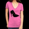 Tultex 214 - Ladies' Slim Fit Fine Jersey V-Neck Thumbnail
