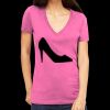 Tultex 214 - Ladies' Slim Fit Fine Jersey V-Neck Thumbnail