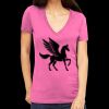 Tultex 214 - Ladies' Slim Fit Fine Jersey V-Neck Thumbnail
