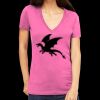 Tultex 214 - Ladies' Slim Fit Fine Jersey V-Neck Thumbnail