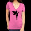 Tultex 214 - Ladies' Slim Fit Fine Jersey V-Neck Thumbnail