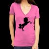 Tultex 214 - Ladies' Slim Fit Fine Jersey V-Neck Thumbnail