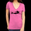 Tultex 214 - Ladies' Slim Fit Fine Jersey V-Neck Thumbnail