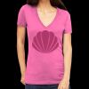 Tultex 214 - Ladies' Slim Fit Fine Jersey V-Neck Thumbnail