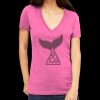 Tultex 214 - Ladies' Slim Fit Fine Jersey V-Neck Thumbnail