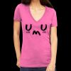 Tultex 214 - Ladies' Slim Fit Fine Jersey V-Neck Thumbnail