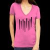 Tultex 214 - Ladies' Slim Fit Fine Jersey V-Neck Thumbnail