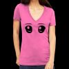 Tultex 214 - Ladies' Slim Fit Fine Jersey V-Neck Thumbnail