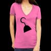 Tultex 214 - Ladies' Slim Fit Fine Jersey V-Neck Thumbnail