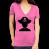 Tultex 214 - Ladies' Slim Fit Fine Jersey V-Neck Thumbnail