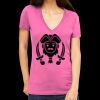 Tultex 214 - Ladies' Slim Fit Fine Jersey V-Neck Thumbnail