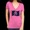 Tultex 214 - Ladies' Slim Fit Fine Jersey V-Neck Thumbnail