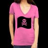 Tultex 214 - Ladies' Slim Fit Fine Jersey V-Neck Thumbnail