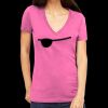 Tultex 214 - Ladies' Slim Fit Fine Jersey V-Neck Thumbnail