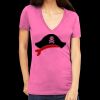 Tultex 214 - Ladies' Slim Fit Fine Jersey V-Neck Thumbnail
