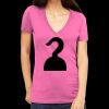 Tultex 214 - Ladies' Slim Fit Fine Jersey V-Neck Thumbnail