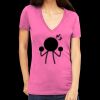 Tultex 214 - Ladies' Slim Fit Fine Jersey V-Neck Thumbnail