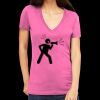 Tultex 214 - Ladies' Slim Fit Fine Jersey V-Neck Thumbnail