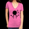 Tultex 214 - Ladies' Slim Fit Fine Jersey V-Neck Thumbnail
