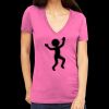 Tultex 214 - Ladies' Slim Fit Fine Jersey V-Neck Thumbnail