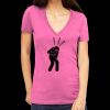 Tultex 214 - Ladies' Slim Fit Fine Jersey V-Neck Thumbnail