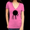 Tultex 214 - Ladies' Slim Fit Fine Jersey V-Neck Thumbnail