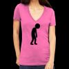 Tultex 214 - Ladies' Slim Fit Fine Jersey V-Neck Thumbnail