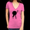 Tultex 214 - Ladies' Slim Fit Fine Jersey V-Neck Thumbnail