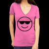 Tultex 214 - Ladies' Slim Fit Fine Jersey V-Neck Thumbnail