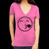 Tultex 214 - Ladies' Slim Fit Fine Jersey V-Neck Thumbnail