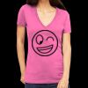 Tultex 214 - Ladies' Slim Fit Fine Jersey V-Neck Thumbnail