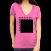 Tultex 214 - Ladies' Slim Fit Fine Jersey V-Neck Thumbnail